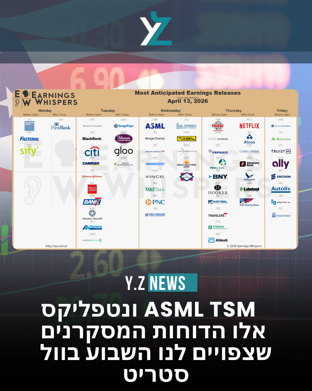 בין השבבים לסטרימינג, אילו חברות צפויות לדווח השבוע ואיך זה הולך להשפיע על וול סטריט