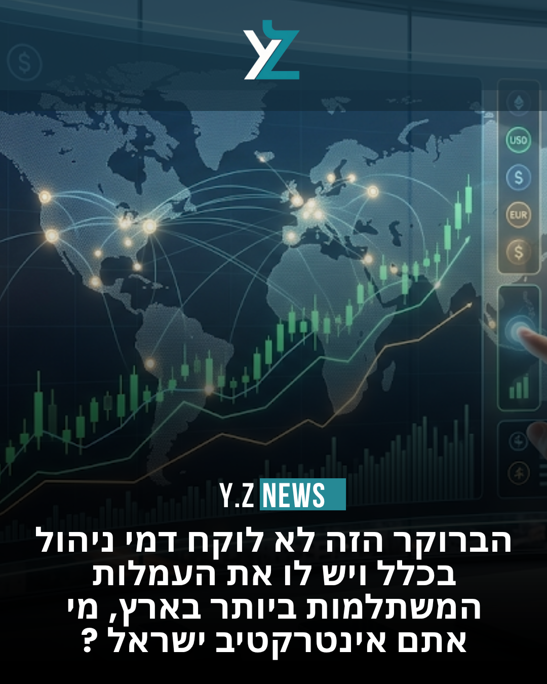 הברוקר הזה לא לוקח דמי ניהול בכלל ויש לו את העמלות המשתלמות ביותר בארץ, מי אתם אינטרקטיב ישראל ?